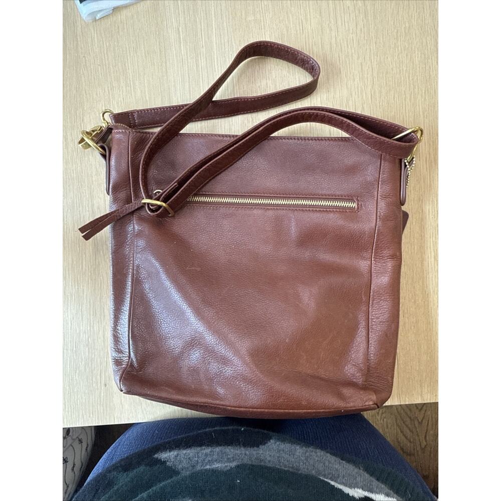 OSGOODE MARLEY PIPER HOBO Crossbody Zipper Purse Brandy Color - Picture 10 of 10